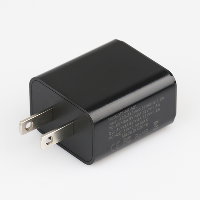 O FCC aprova o carregador de bateria do lítio de 5V 3A/9V 2A/12V 1.5A USB, carregador duplo de USB